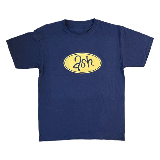 Classic Ash Logo - Tour T-Shirt (Blue)